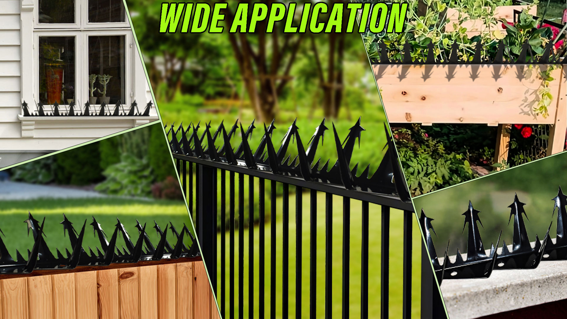 Amazon.com : Heavy Duty Metal Fence Spikes-Anti Climb Security